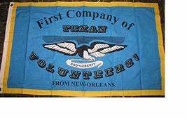 AES 3x5 Embroidered New Orleans Louisiana Grey Flag 100% Handmade 100% Cotton Cl - £63.39 GBP