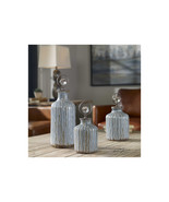 212 Main 18633 Mathias Grey - Blue Vessels Set of 3 - $3,971.44 MXN