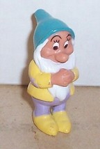 Disney Snow White Bashful Dwarf Pvc Figure Vhtf - £7.50 GBP