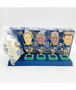 2002 Hardees St Louis Rams NFL Bobblehead Set w/ Football &amp; Stand - Warn... - $411.72 MXN