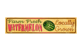 Farm Fresh Watermelon Novelty Mini Street Sign K-693 - $23.12
