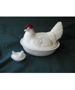 WG 7” Hen /Chicken on Nest Covered Dish & Toy Chicken Dish/Salt Dip - $12.00