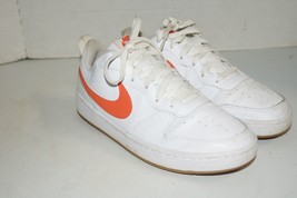 Nike Court Borough Low 2 GS Dunk White/Orange BQ5448-114 Size 7Y - $29.69