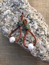 “Misty Sunday” Baroque Pearl Earrings Made In USA  - £22.45 GBP