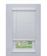 Linen Avenue Cordless 2&quot; Faux Wood Blind White 59 W x 64 H,Partial Insid... - $69.30