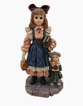 Vintage The Dollstone Collection Yesterdays Child Figurine First Day Of School - £14.24 GBP
