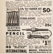 1941 Model Soldering Pencil Advertisement Vintage Electronics NYC DWF23 - $19.99