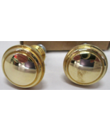 2 Baldwin 4704.044.BIN Classic 1 Inch Mushroom Cabinet Knobs (BRASS) - READ - $234.94 MXN