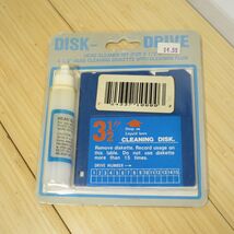 Vintage 3.5 Floppy Disk Drive Cleaner  (bottle included, fluid has dried... - $270.38 MXN