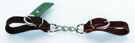 Horse Challenger Made In USA Latigo Leather Curb Chain 975L420 - $221.06 MXN