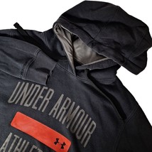 Under Armour Athletics Mens Pullover Hoodie Size Medium Black Loose Fit ... - $47.43 CAD