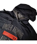 Under Armour Athletics Mens Pullover Hoodie Size Medium Black Loose Fit ... - $47.43 CAD