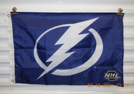 NHL Ice Hockey Tampa Bay Lightning flag 32&quot; x 20&quot; Blue White - $24.70