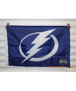 NHL Ice Hockey Tampa Bay Lightning flag 32&quot; x 20&quot; Blue White - €21,35 EUR
