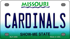 Cardinals Missouri Novelty Mini Metal License Plate Tag - £11.67 GBP