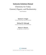 Solution Manual For Chemistry for Today General, Organic, and Biochemist... - $17.99