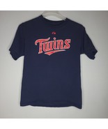 Minnesota Twins Shirt XL Mens Blue Short Sleeve MLB Baseball Casual Morn... - £8.67 GBP