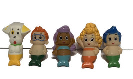 5 Bubble Guppies Finger Puppets Lot Bath Toys 1 Dog 2 Girls 2 Males Mermaids - £3.75 GBP