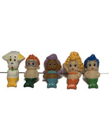 5 Bubble Guppies Finger Puppets Lot Bath Toys 1 Dog 2 Girls 2 Males Merm... - $4.75