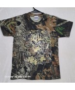 Kids Camo T Shirt Size M Medium Short Sleeve Camouflage Mossy Oak - $12.87