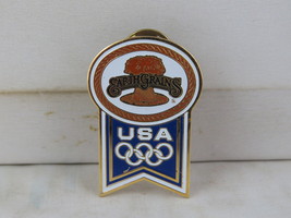 Vintage Olympic Pin - Earth Grains  USA Sponsor 1988 Seoul South Korea - Stamped - £11.98 GBP