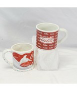 Coca Cola Mugs 20 oz  2004 and 2005   Lot of 2 - $23.51