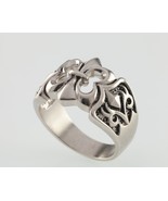 Sterling Silver Fleur De Lis Band Ring Size 9 - $118.80
