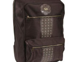 Billionaire Mafia Large 20&quot; Brown BM Insignia Backpack School Book Overn... - $47.85