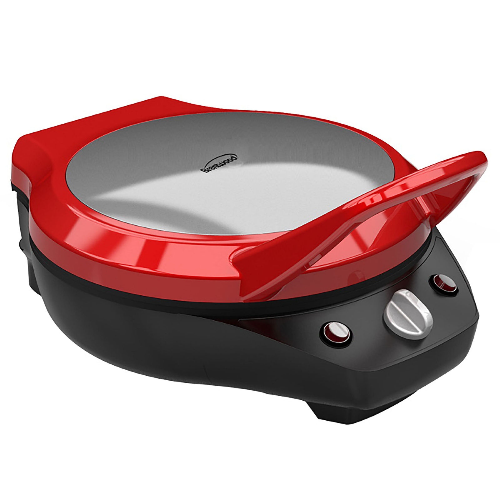 Brentwood 1200 Watt 12 Inch Non Stick Pizza Maker and Grill in Red - $147.49