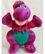 Vtg Dan Dee Bootleg Barney Knockoff Velvet Mr Leather Bar Plush Purple D... - $47.02