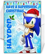 SONIC THE HEDGEHOG Personalised Christmas Card - Sonic Heroes Christmas ... - €3,51 EUR