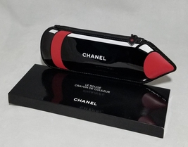 Chanel Beaute Makeup Pouch Pencil Shaped Cosmetic Bag New In A Box - $35.00