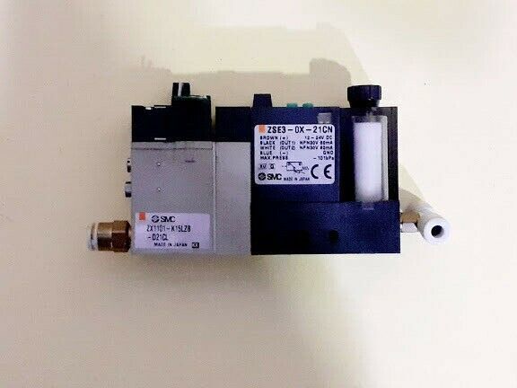 vacuum Swithch ZSE3-0X-21CN ZX1101-K15LZB SMC ZX-10 SMC VJ114-5LOZB - $51.70