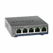 NETGEAR GS105E-200UKS ProSAFE 5 Port Web Managed (Plus) Gigabit Ethernet... - $56.00