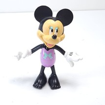 2011 Disney Mattel Minnie Mouse Bow-Tique Snap N’ Style Dress Up Doll Toy Purple - £2.32 GBP