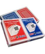 ✅2 Decks Premium Plastic Coated Poker Texas Holdem Playing Cards - £4.68 GBP