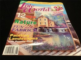 Tole World Magazine August 1997 12 New Designs from Nature, Painting Landscapes - $10.00