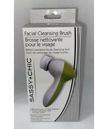 Sassy Chic Facial Cleansing Brush, Batter Operated,  BRAND NEW Green FRE... - $17.34 CAD