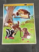 1966 Whitman Walt Disney's Bambi Vintage Jigsaw Puzzle - $9.89