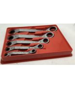 Blue Point RBYA605 5pc 12 Point SAE 25° Offset Ratcheting Box Wrench Set... - £51.47 GBP