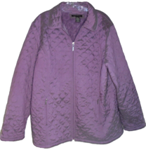 Lane Bryant Womens 18 20 Down Puffer Packable Purple Jacket Coat Iridescent - £12.94 GBP