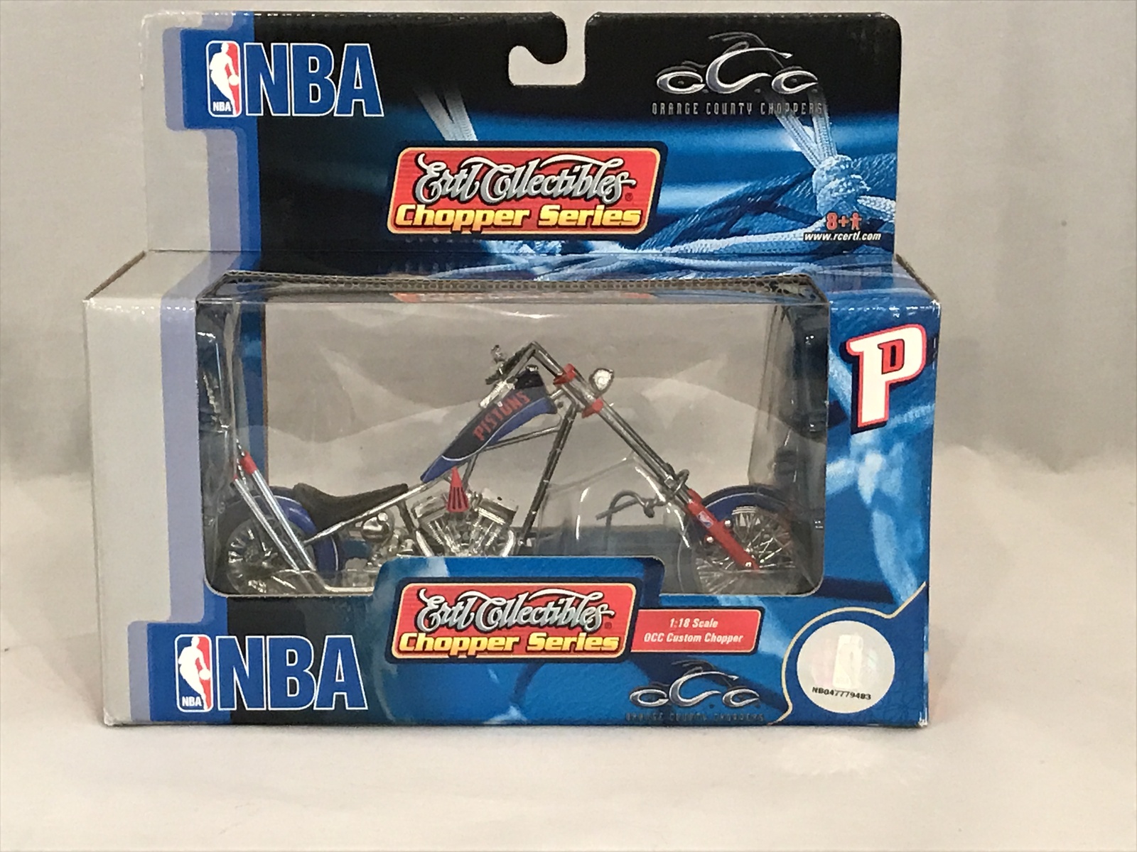 Primary image for Detroit Pistons Diecast 1:18 Scale OCC Choppers NBA