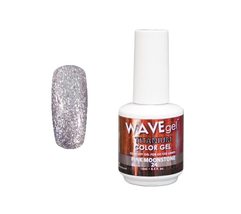 WAVEGEL Glitter Nail Gel Polish - Titanium Collection - #1 Silver Charco... - $11.87