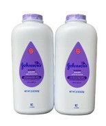 Johnson&#39;s Baby Powder Cornstarch Lavender Chamomile Jumbo 22 oz  Lot of 2 - £21.54 GBP