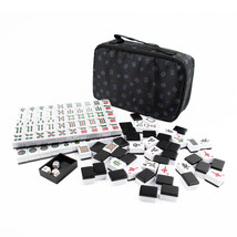 LPG Mahjong Travel Case Classic Set with Black Tiles - £80.70 GBP