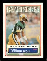 1983 Topps #80 John Jefferson Exmt Packers Dp Nicely Centered *X37226 - £1.95 GBP
