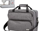 Sewing Machine Carrying Case, Universal Tote Bag With Shoulder Strap Com... - £40.95 GBP