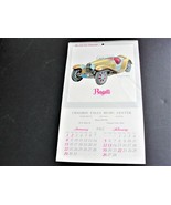 1967 Auto Memory Reproduction Calendar-Advertised by Chagrin Falls Music... - £13.02 GBP