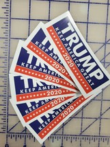 Trump Pence 2020 Bumper Sticker 6 pack Republican MAGA President 4 more years - £5.53 GBP