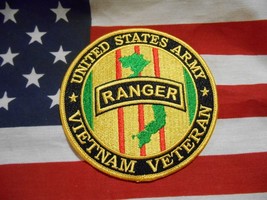 United States Army Ranger Vietnam Veteran Pocket Patch 4&quot; - £6.29 GBP
